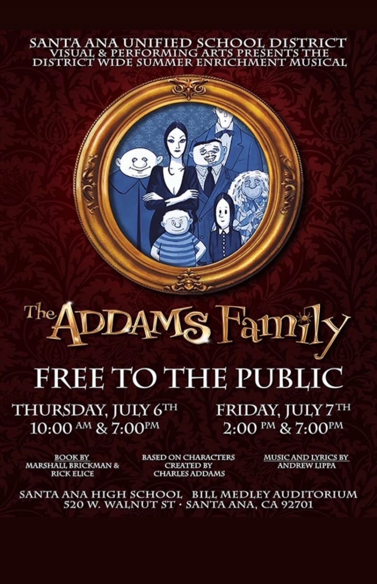 Addams Family musical coming to Bill Medley Auditorium Thursday and Friday